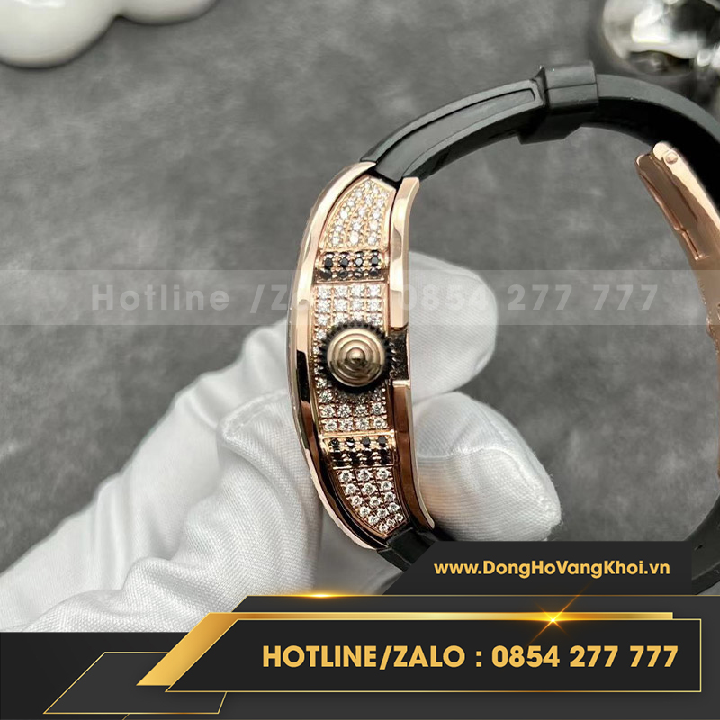 Đồng hồ nữ richard mille RM007 ches tác vàng khối kim cương