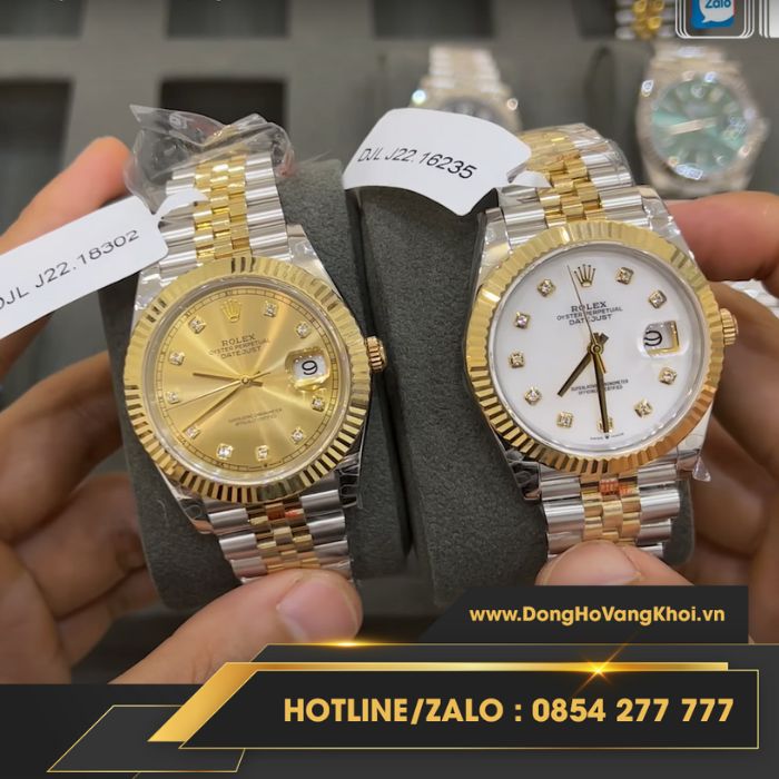 Đồng hồ Rolex Datejust bọc vàng