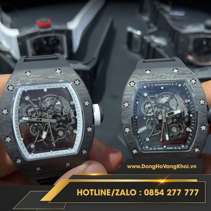 Mẫu đồng hồ Richard Mille RM 055 Vỏ Carbon siêu đỉnh cho khách hàng