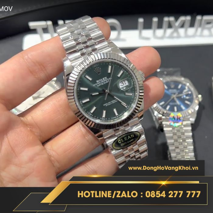 Đỉnh cao chế tác màu xanh Green thu hút của BST Rolex Datejust