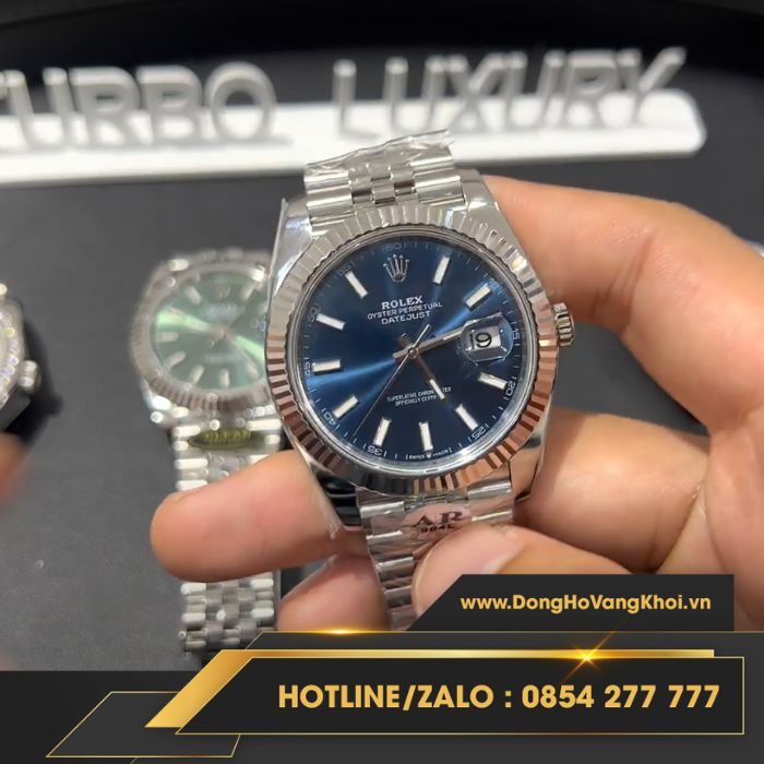 Phiên bản màu xanh Blue của Rolex Datejust 126334 cực nét