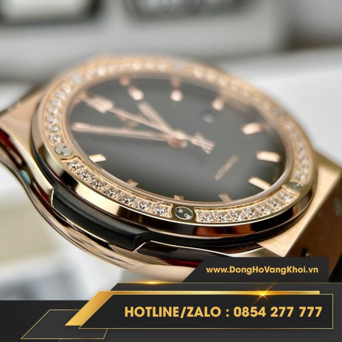 Đồng hồ Hublot Classic Fusion King Gold Mossanite - Giá trị  vượt thời gian