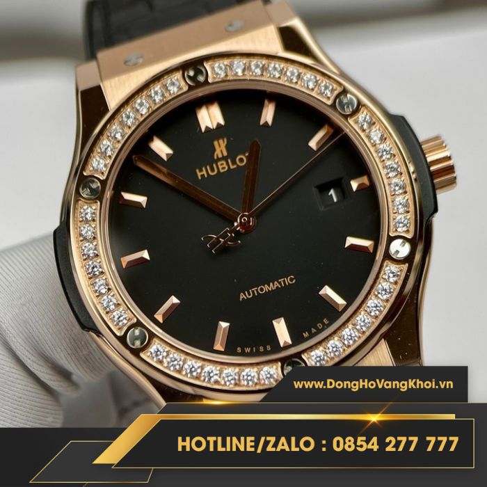 Đẳng cấp, tinh tế từ chất liệu của dây đeo đồng hồ Hublot Classic Fusion