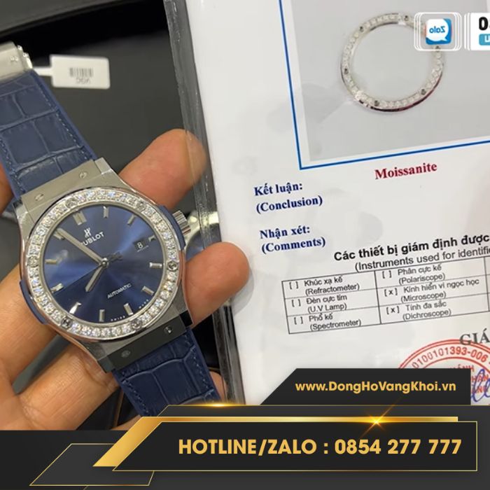 36 viên kim cương sáng rực trên chiếc Hublot Classic Fusion bản chế tác