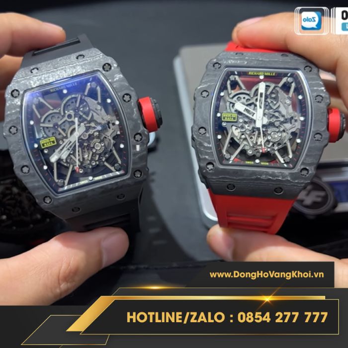 Richard Mille RM 35-02 được chế tác tinh xảo trong từng chi tiết 