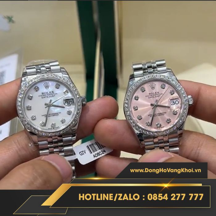 Đồng hồ Rolex Datejust 279174 khảm trai cực đẹp