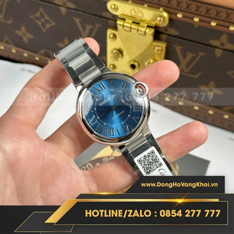 Đồng hồ Cartier— size 40mm— máy ETA 2824— Phiên bản Ballon 