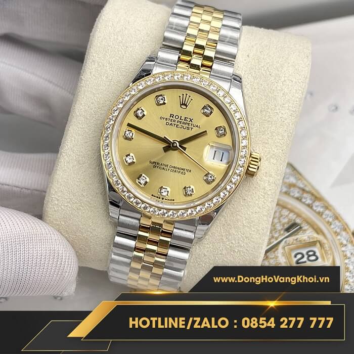 Đồng hồ Rolex Datejust 18K với chức năng lịch ngày đáng tin cậy