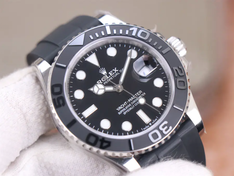 Đánh giá cụ thể chi tiết VS Factory Replica Rolex YachtMaster 226659 với Dây đeo cao su đen tùy chỉnh VS3235 Movement