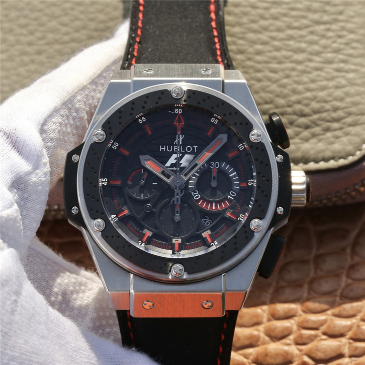 Đồng hồ màu đỏ của Hublot King Power F1 Factory Replica với Bộ chuyển động Clone HUB4100