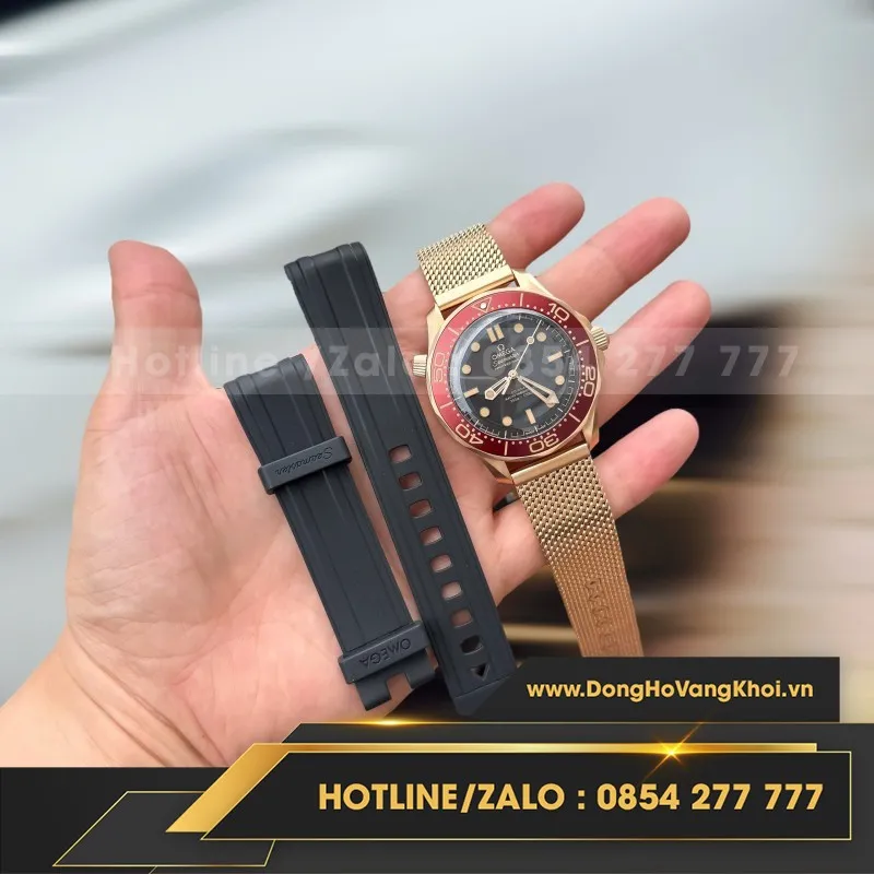 Đồng Hồ Omega Seamaster Diver 300M Bronze Gold Replica 11 VFS 42mm