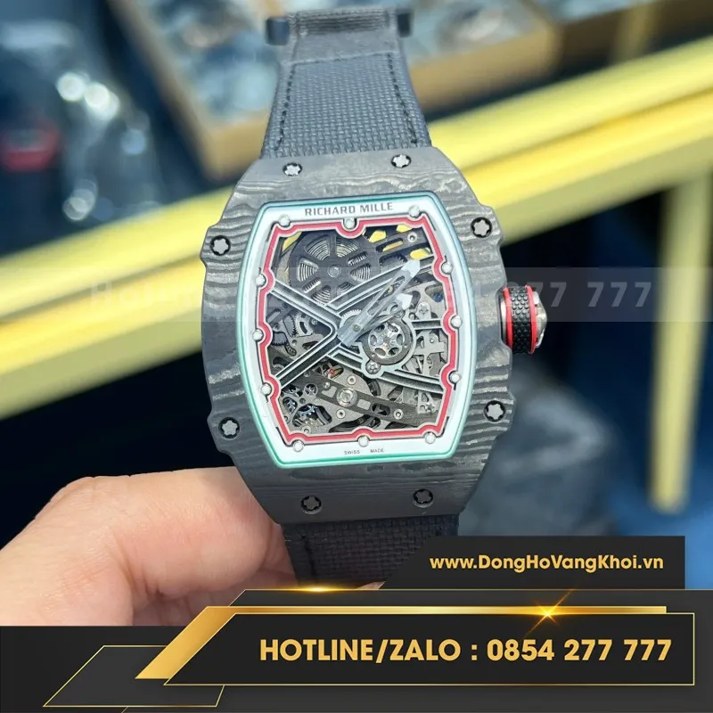 Đồng hồ richard mille RM 67-02 italy automatic vỏ cong bản nâng cấp mới nhất 