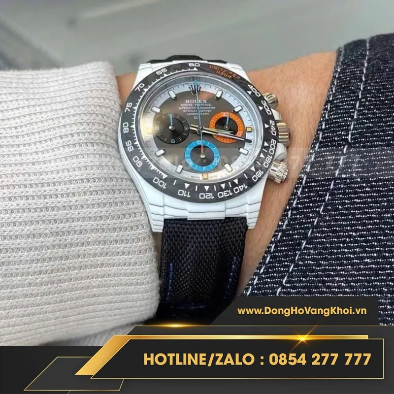 Đồng hồ Rolex Replica tốt nhất Daytona Cosmograph DIW Carbon 40mm