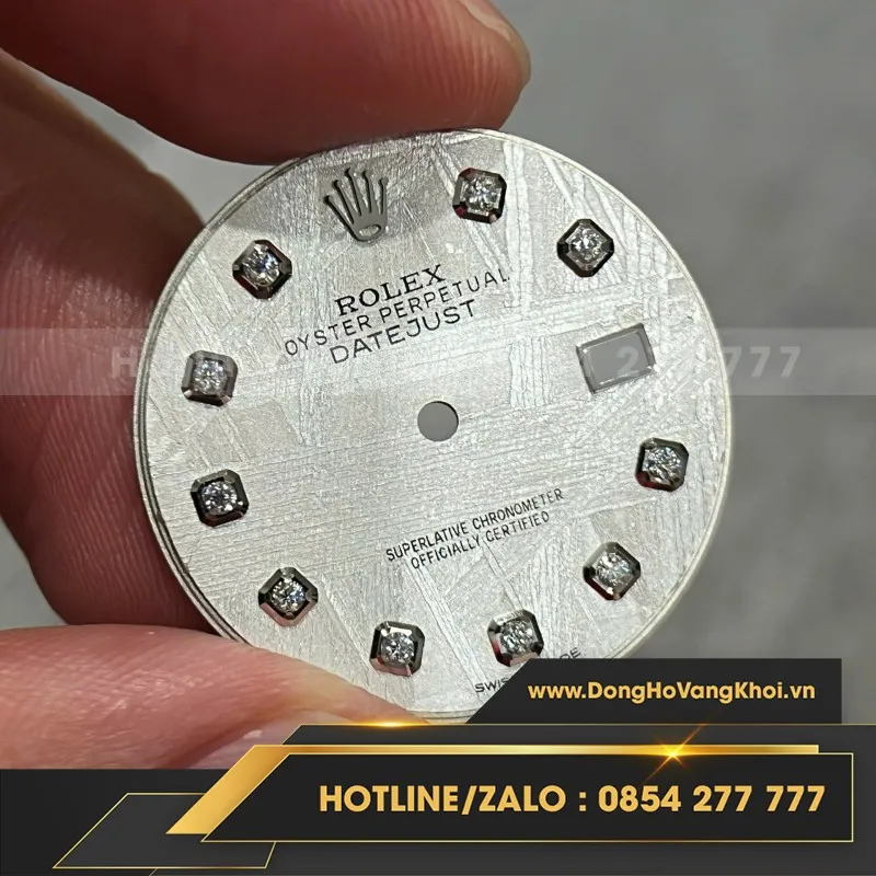 Mặt Đồng hồ Rolex Datejust 26mm MOP đính kim cương mặt số Rolex
