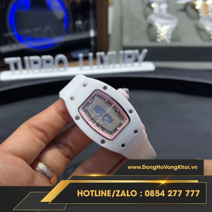 Đồng hồ nữ Richard Mille 007 vỏ ceramic siêu cấp
