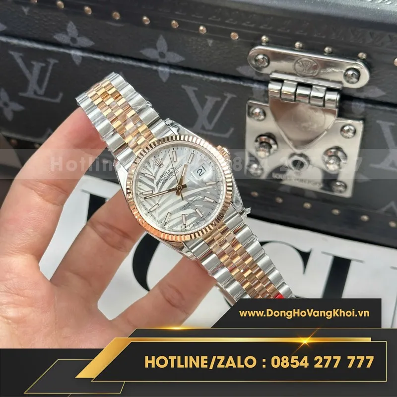 Đồng hồ Rolex Datejust 126331 dial lá cỏ size 36mm• máy cal3235 dandong tích cót 70h• VS Factory