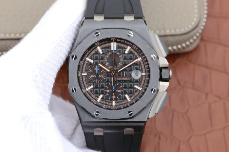 Tìm hiểu hai mẫu đồng hồ bằng gốm J12 Factory Replica Audemars Piguet Royal Oak Offshore 26405 với Super Clone 3126 Movement