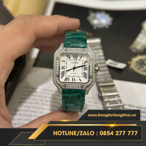 Đồng hồ Cartier santos replica 1:1 size 35mm