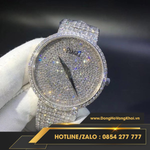 Đồng hồ Piaguet diamond vàng khối 18k, kim cương thiên nhiên