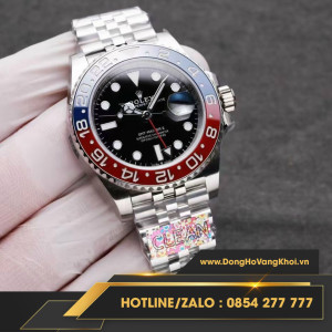 Đồng hồ Rolex GMT-Master II fake 126710BLRO-0002