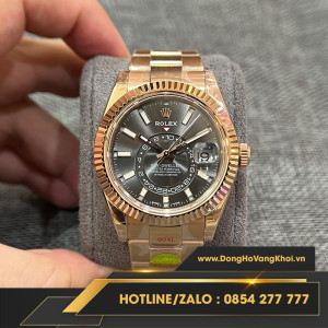 Đồng hồ Rolex Sky-Dweller rose gold noob factory