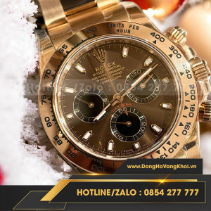 Rolex cosmograph daytona rose gold chocolate dial 